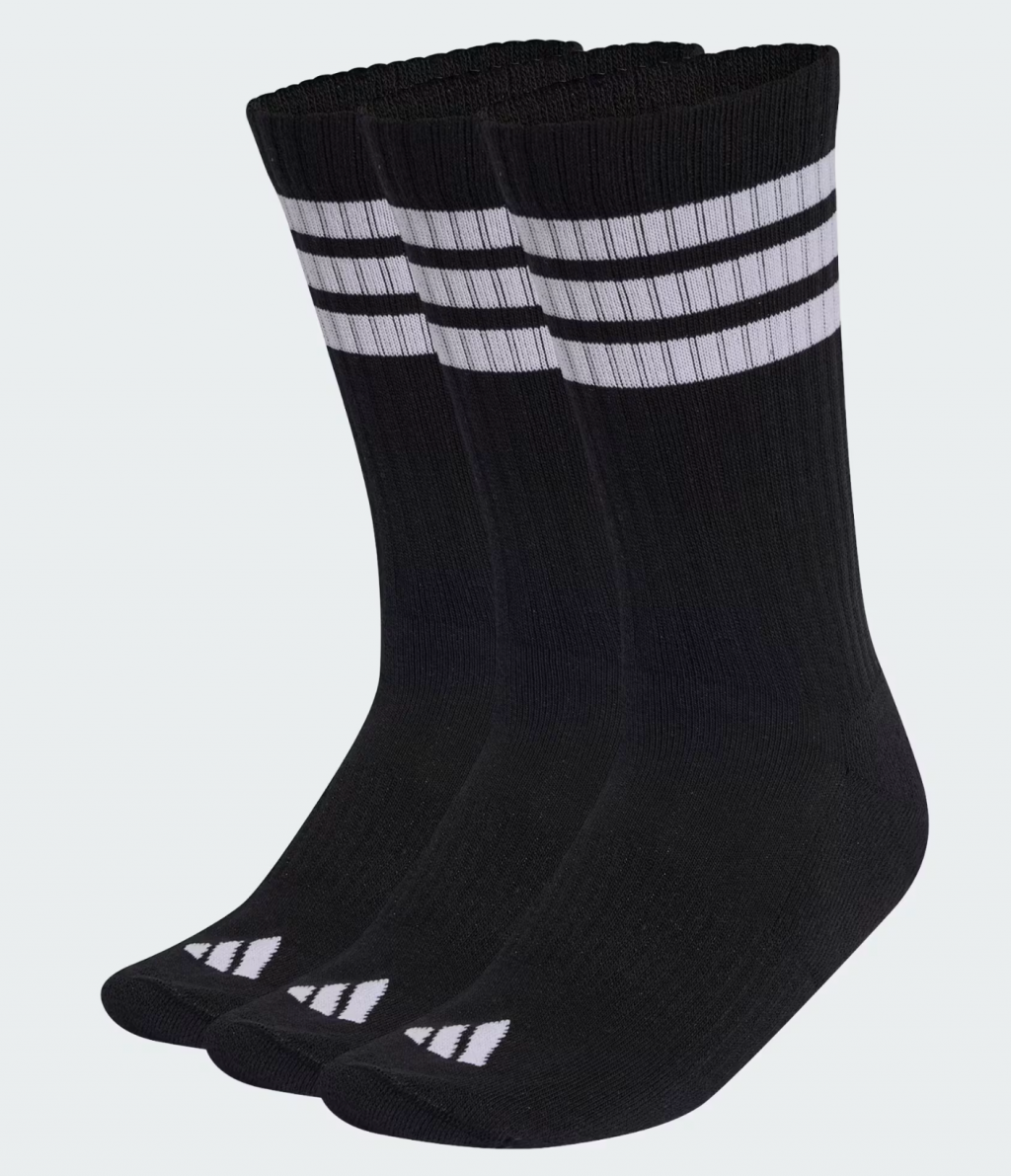 Носки 3 пары Adidas 3-STRIPES CUSHIONED SPORTSWEAR CREW SOCKS