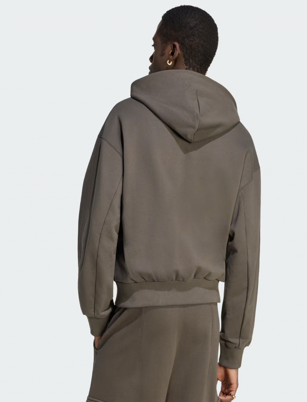 Свитер на замке Adidas PREMIUM ESSENTIALS CROPPED FULL ZIP HOODIE