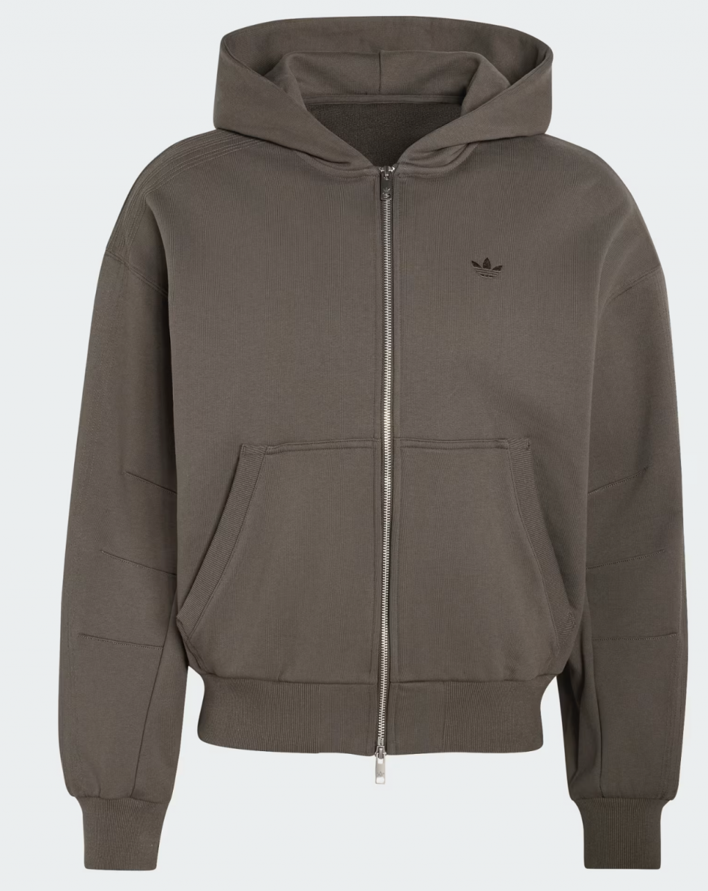 Свитер на замке Adidas PREMIUM ESSENTIALS CROPPED FULL ZIP HOODIE