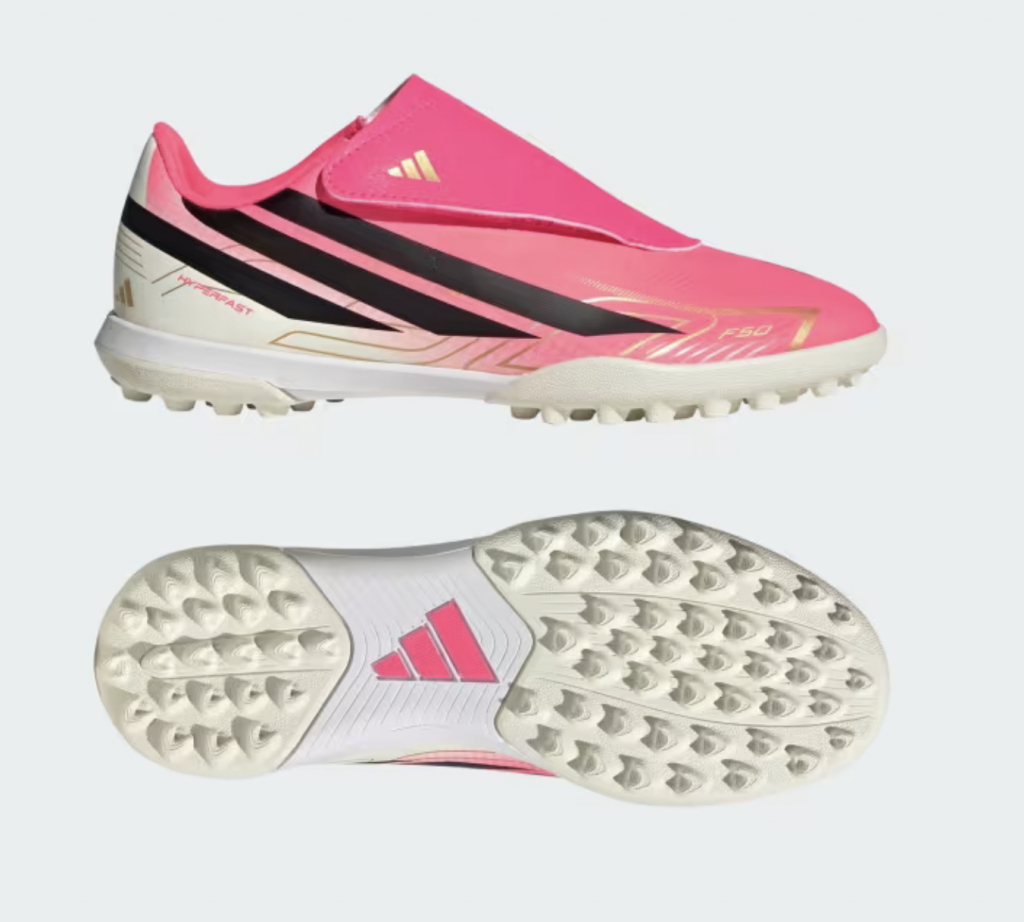 Шиповки детские Adidas F50 Hyperfast Club Vel JR TF