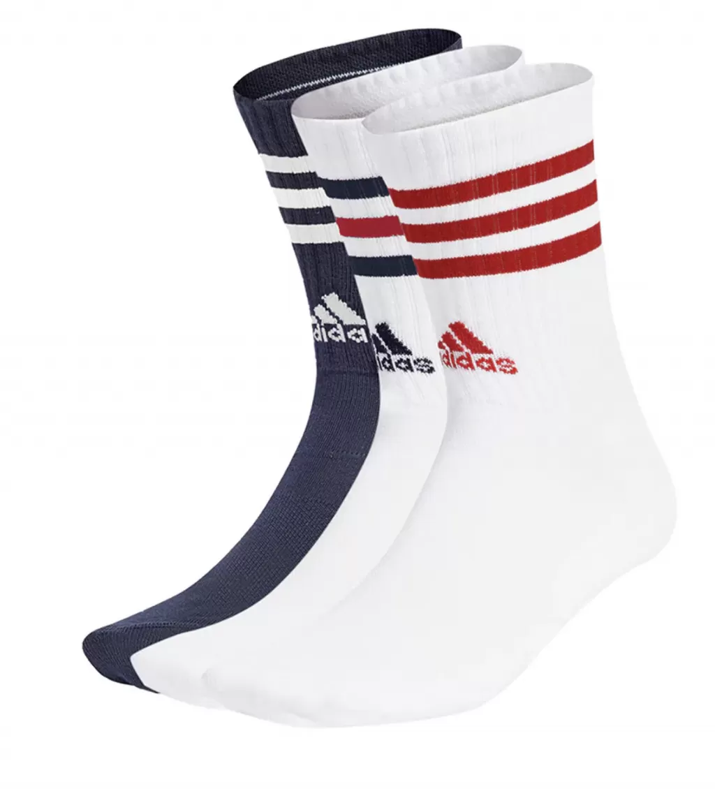 Носки 3 пары Adidas 3-STRIPES CUSHIONED CREW Socks