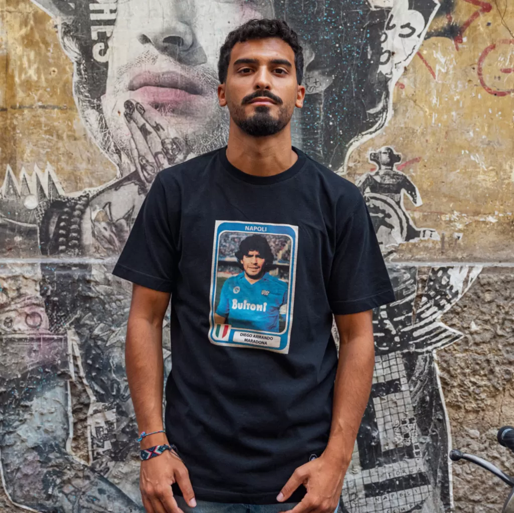 Футболка CCOPA Maradona x COPA Napoli Football Sticker T shirt