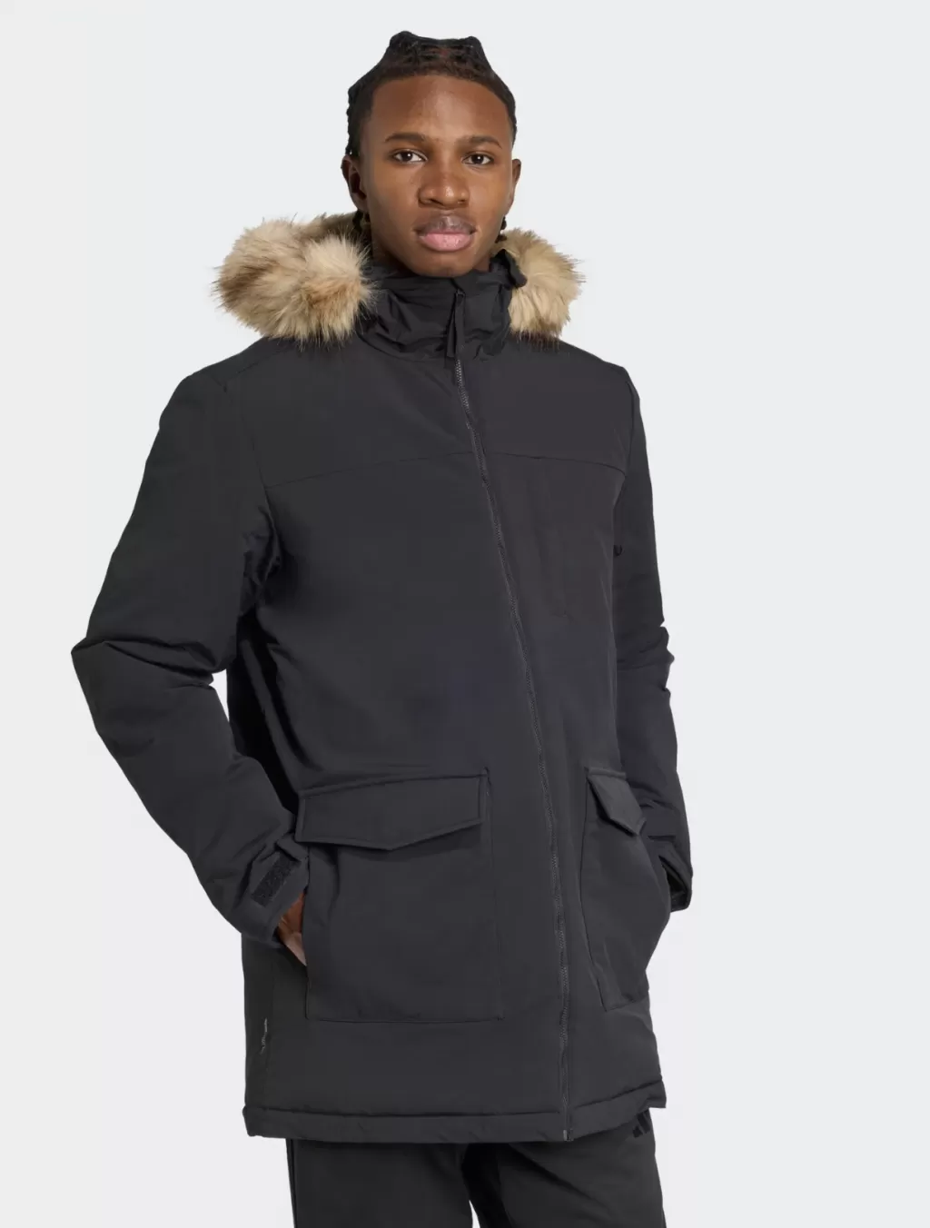 Куртка Adidas Paveric Climawarm Fur Parka Jacket
