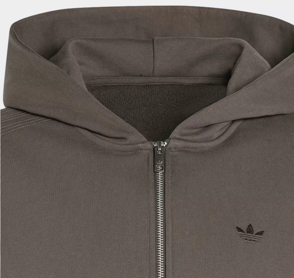 Свитер на замке Adidas PREMIUM ESSENTIALS CROPPED FULL ZIP HOODIE