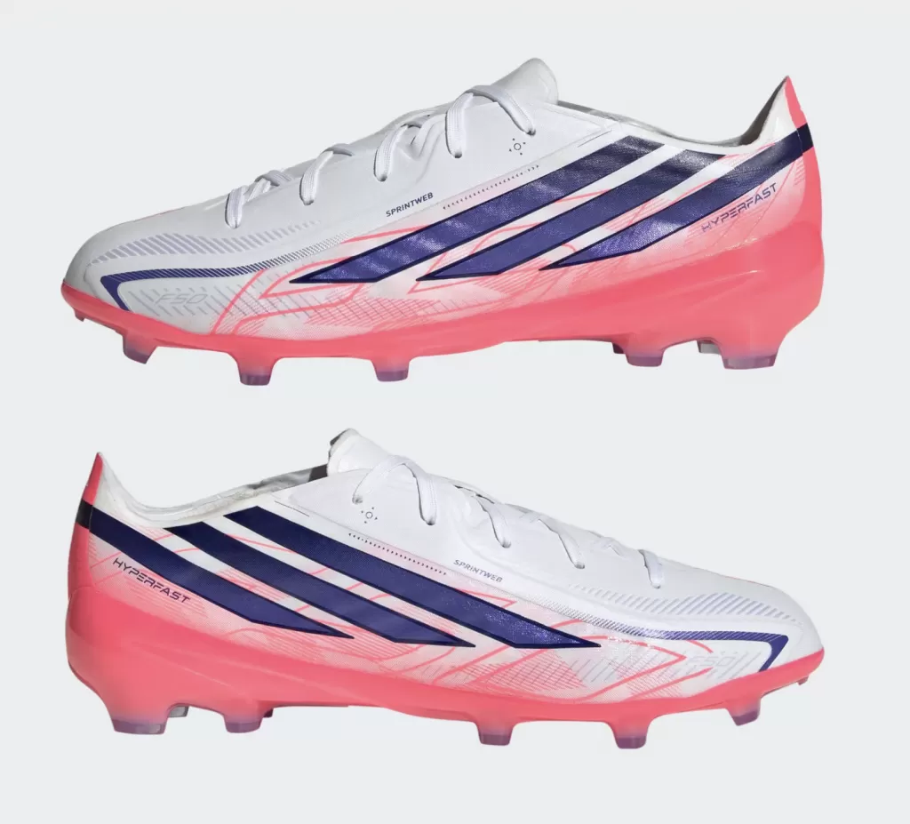 Бутсы детские профессиональные Adidas F50 Hyperfast Elite JR FG