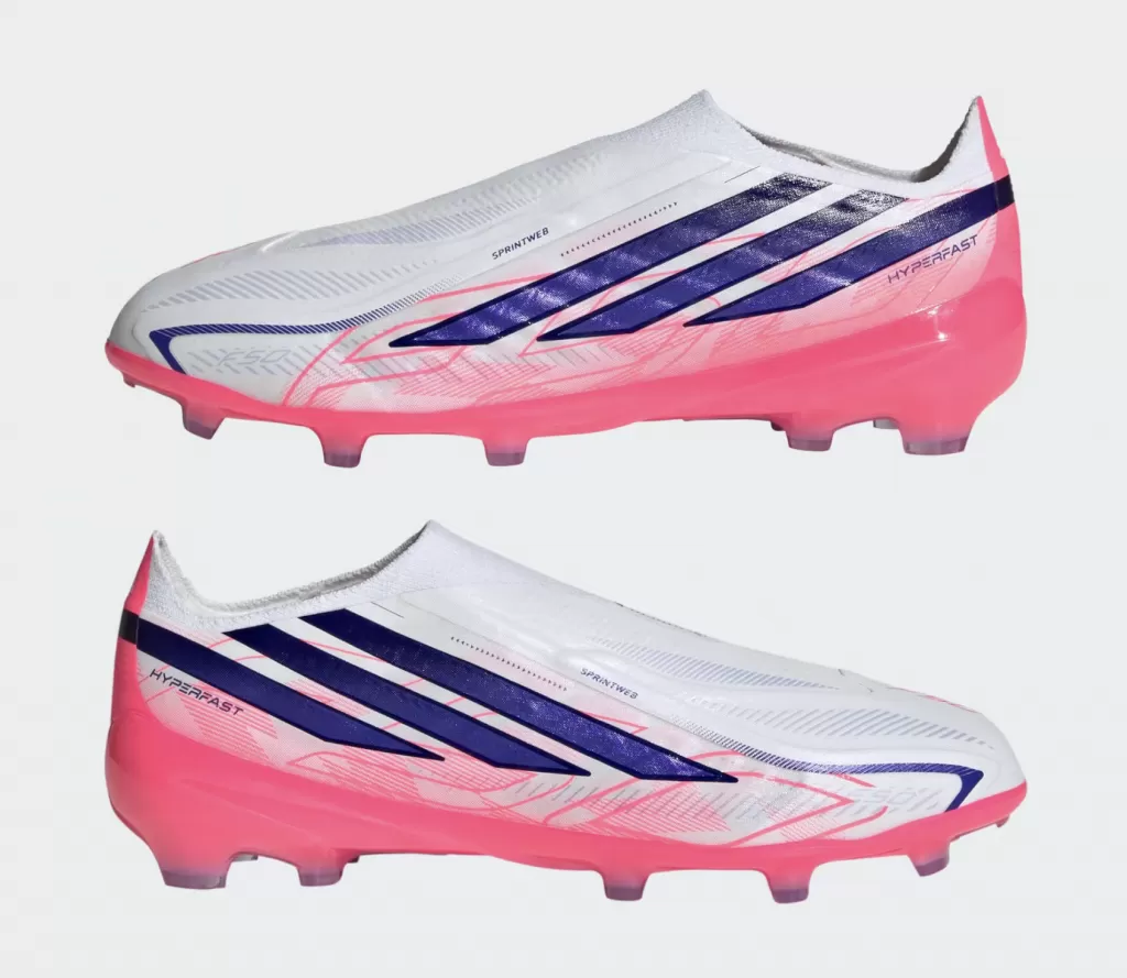 Бутсы детские профессиональные Adidas F50 Hyperfast Elite LL JR FG