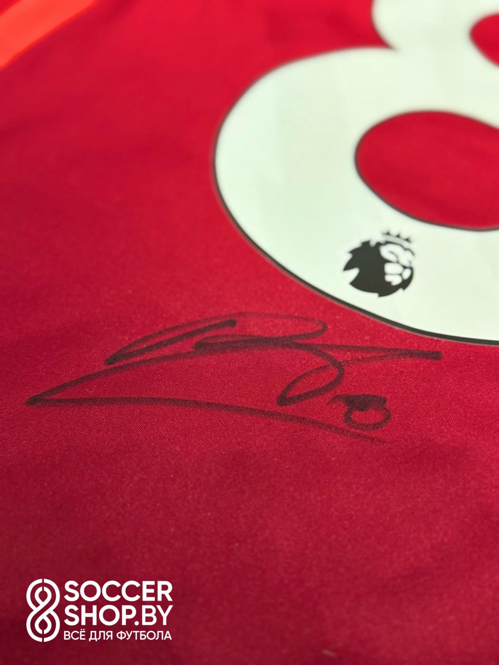 Футболка «Манчестер Юнайтед» с автографом Бруну Фернандеша