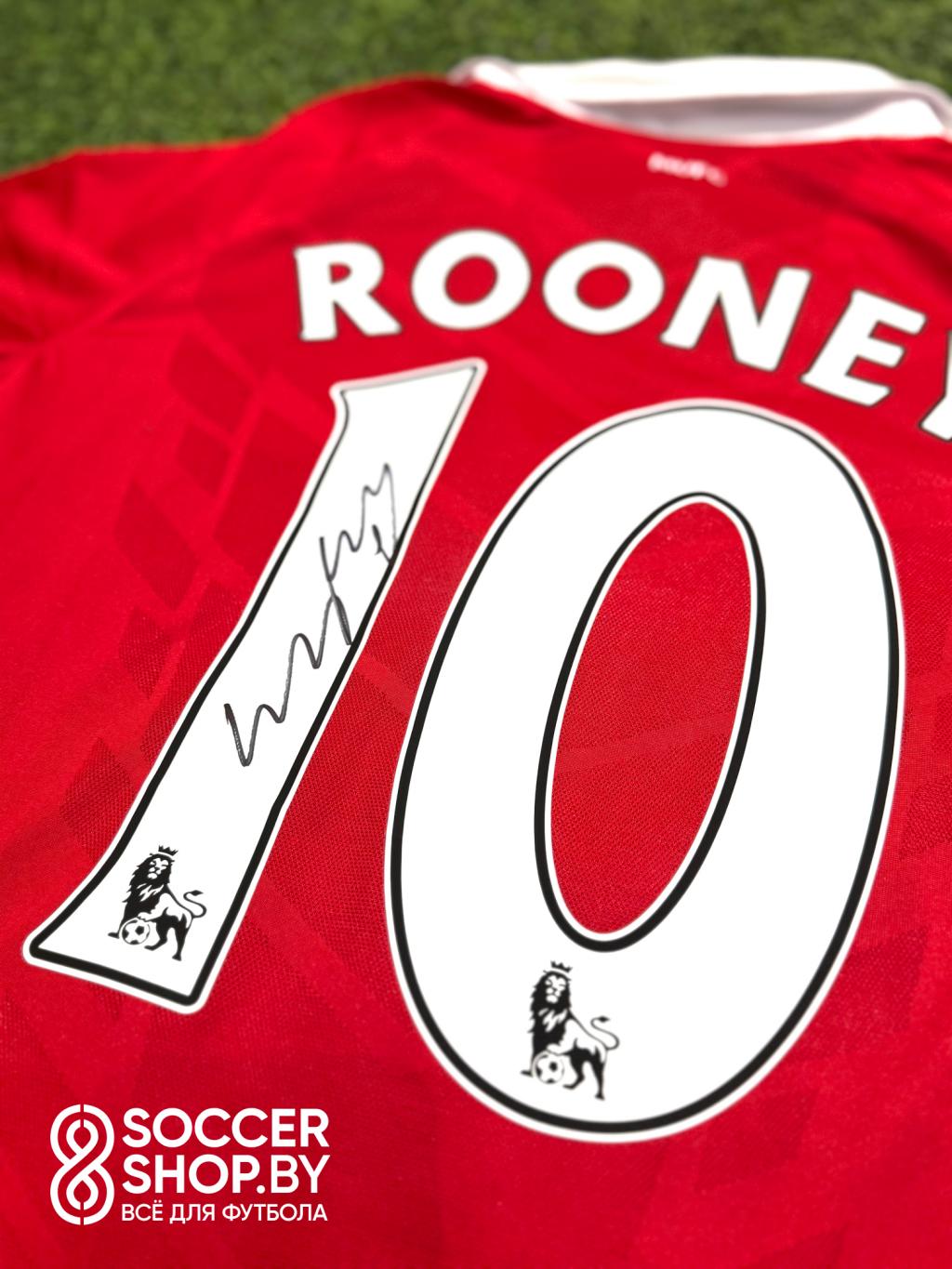 Футболка «Манчестер Юнайтед» с автографом Уэйна Руни