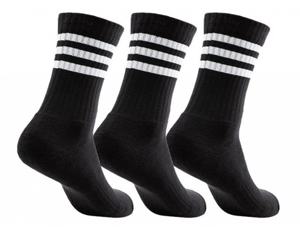 Носки 3 пары Adidas 3-Stripes Cushioned Crew Socks