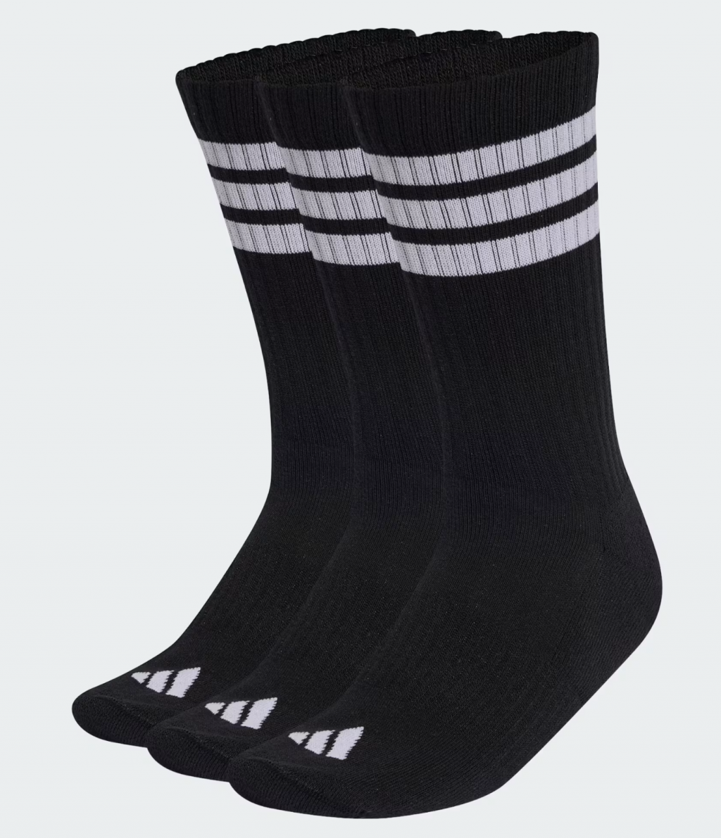 Носки 3 пары Adidas 3-STRIPES CUSHIONED SPORTSWEAR CREW SOCKS
