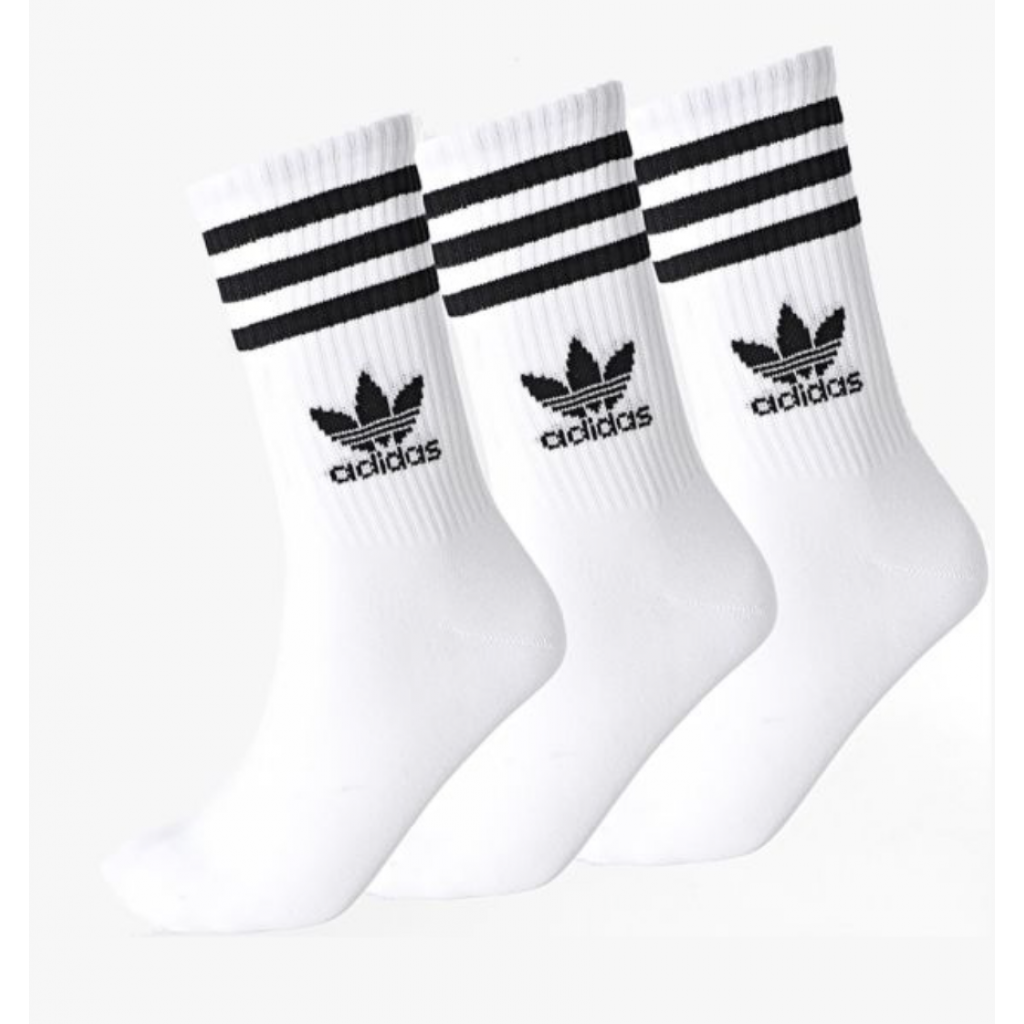 Носки 3 пары Adidas Originals 3-Stripes Mid Cut Crew Socks