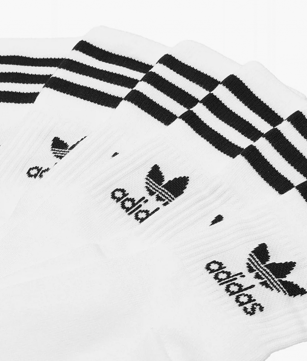 Носки 3 пары Adidas Originals 3-Stripes Mid Cut Crew Socks