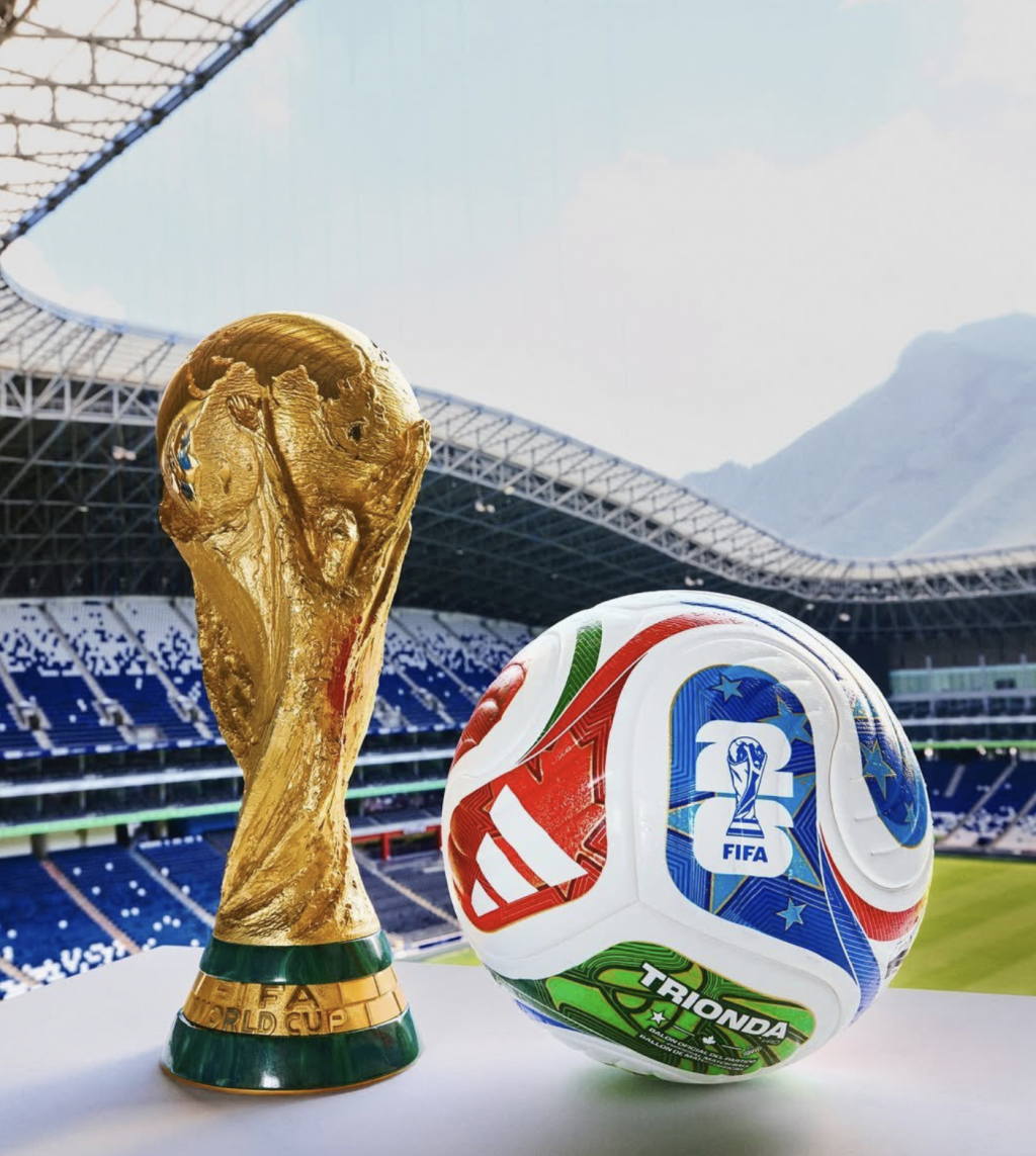 Мяч официально-игровой Adidas World Cup 2026 Trionda official match ball