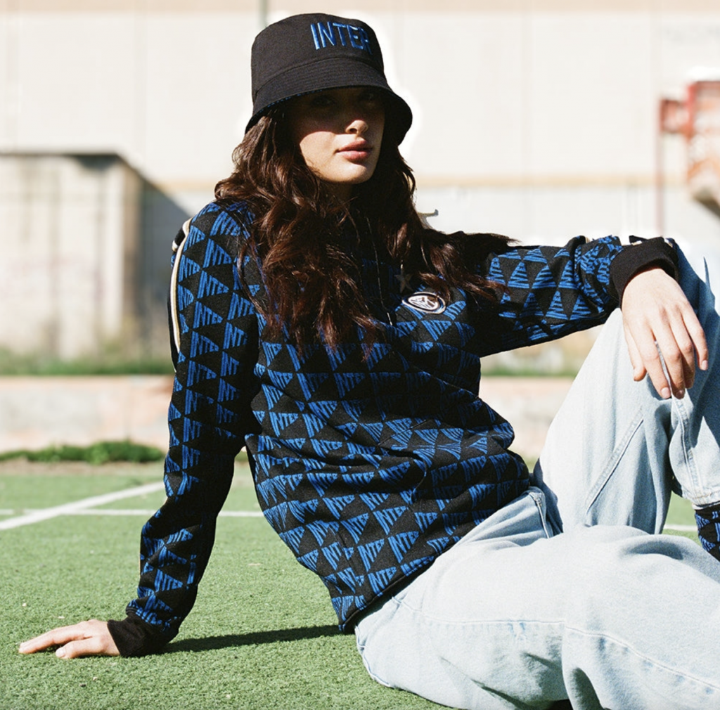 Свитер COPA FC Internazionale All Over Pattern Hoodie