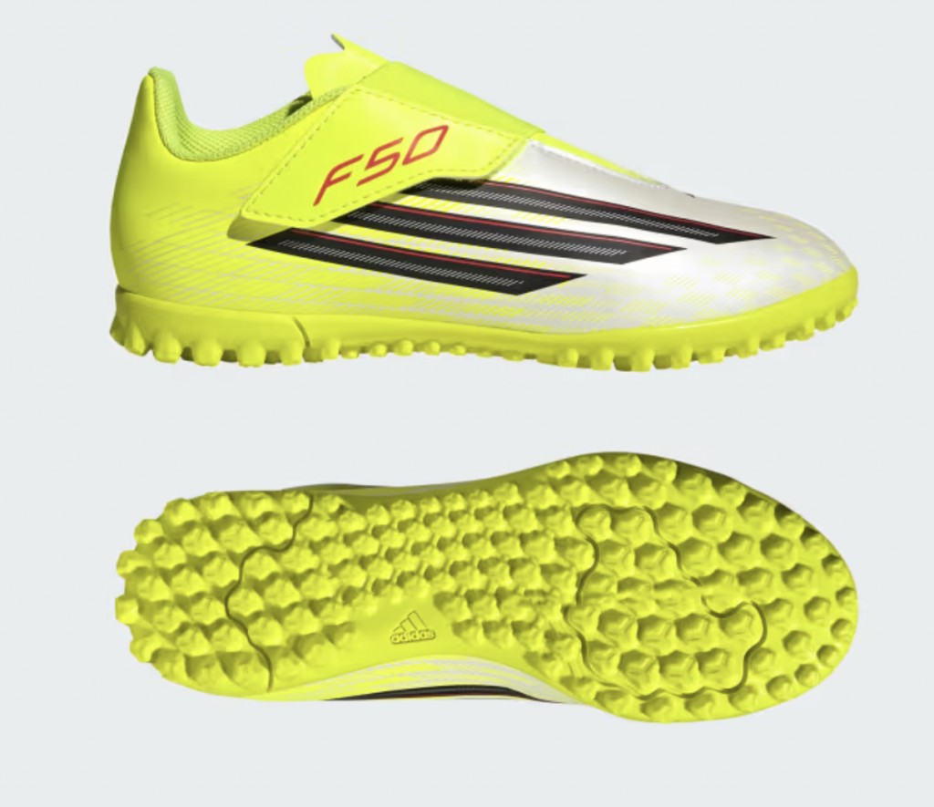 Шиповки детские Adidas F50 Club Velcro JR TF