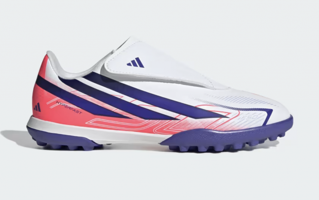 Шиповки детские Adidas F50 Hyperfast Club Vel JR TF