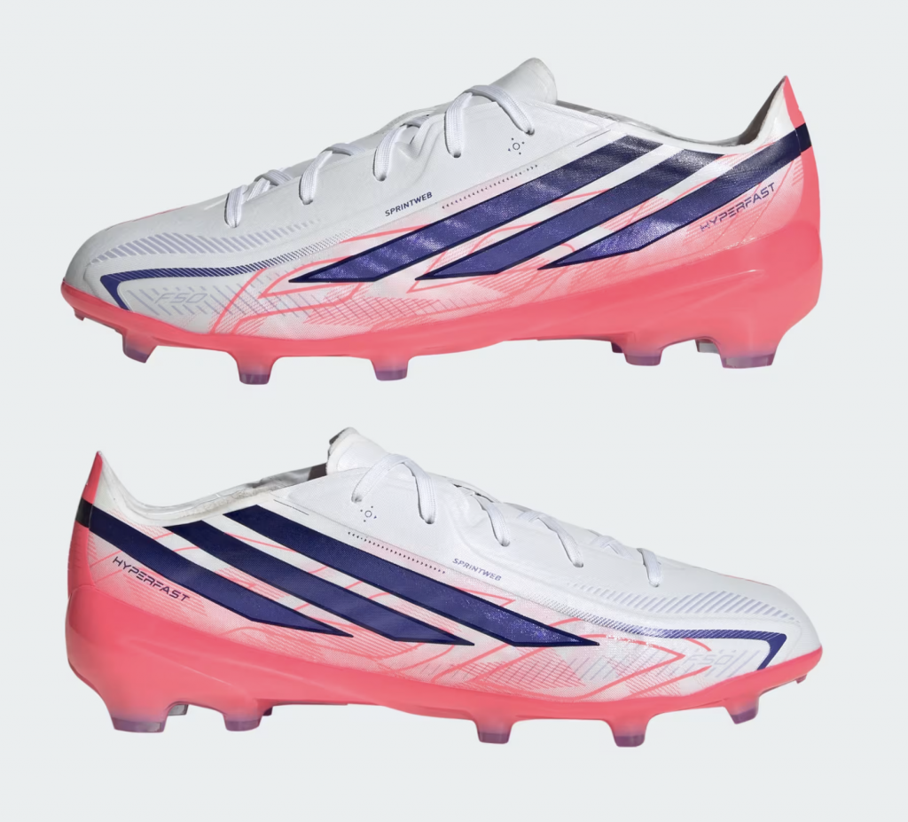 Бутсы детские профессиональные Adidas F50 Hyperfast Elite JR FG