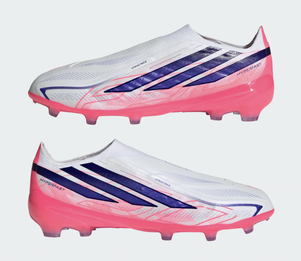 Бутсы детские профессиональные Adidas F50 Hyperfast Elite LL JR FG