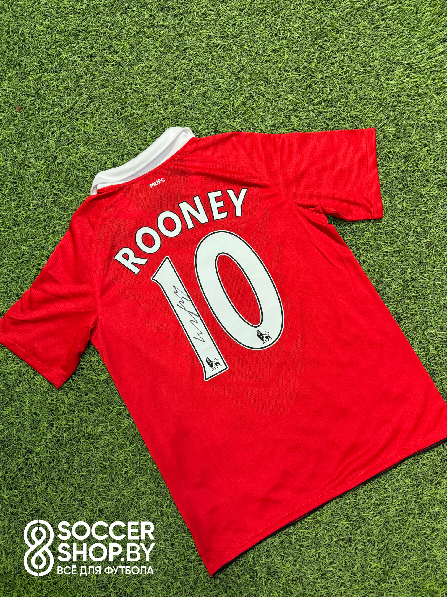 Футболка «Манчестер Юнайтед» с автографом Уэйна Руни