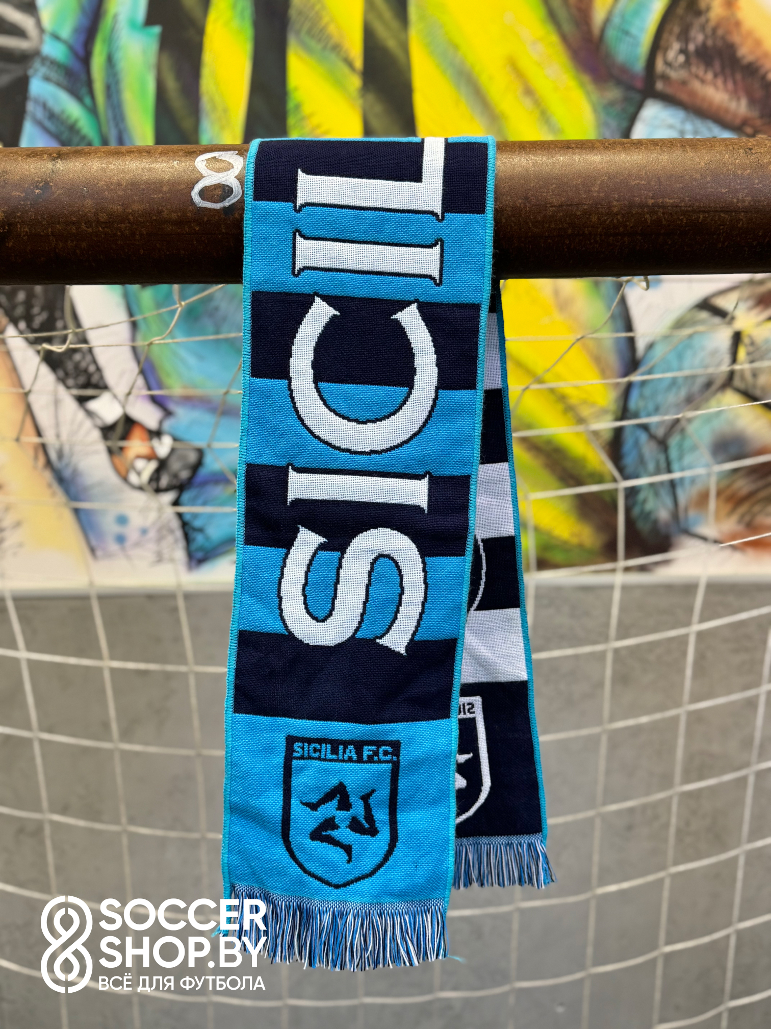 Шарф футбольного клуба «Сицилия» из официального фан-шопа